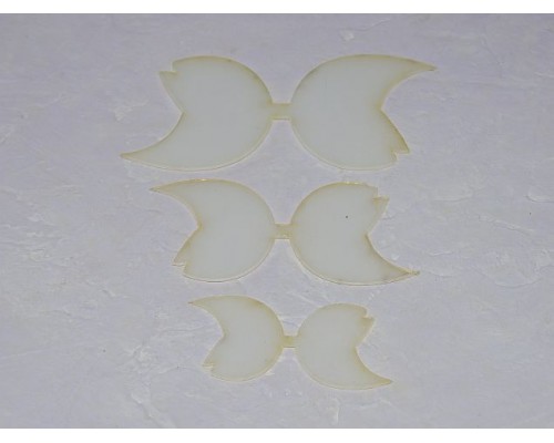 Шаблон для бантика "Хвостики острые" в комплекте 3 детали