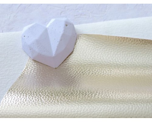 Кожзам "Фристайл", цв. светлое-золото