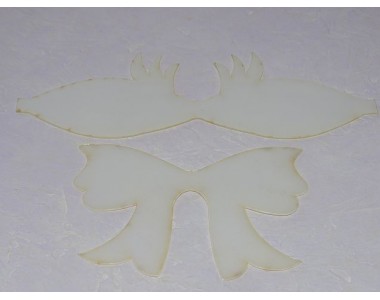 Шаблон для бантика "Бантик с рисничками" в комплекте 2 детали