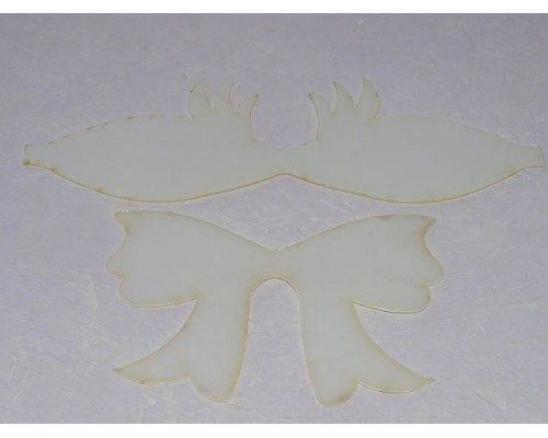 Шаблон для бантика "Бантик с рисничками" в комплекте 2 детали