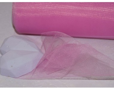 Фатин 15 см, цв. розовый -1м