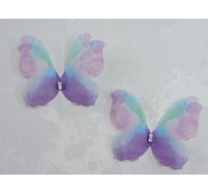 Бабочка шифоновая большая 6 см, №18 - 1 шт