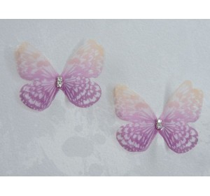 Бабочка шифоновая средняя 4,5 см, №25 - 1 шт