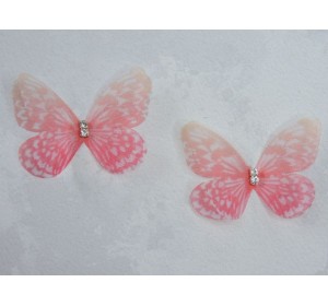 Бабочка шифоновая средняя 4,5 см, №23 - 1 шт