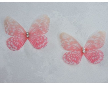 Бабочка шифоновая средняя 4,5 см, №23 - 1 шт