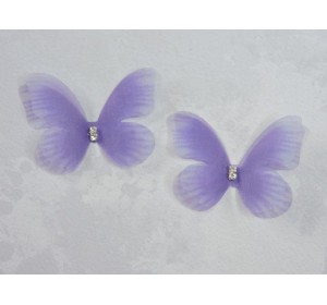 Бабочка шифоновая средняя 4,5 см, №27 - 1 шт