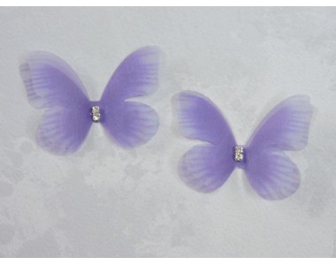 Бабочка шифоновая средняя 4,5 см, №27 - 1 шт