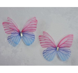 Бабочка шифоновая средняя 4,5 см, №12 - 1 шт