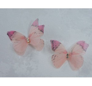 Бабочка шифоновая средняя 4,5 см, №21 - 1 шт