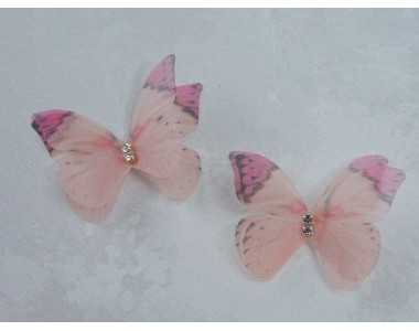 Бабочка шифоновая средняя 4,5 см, №21 - 1 шт