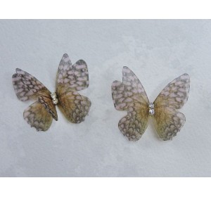 Бабочка шифоновая маленькая 3 см, №8 - 1 шт