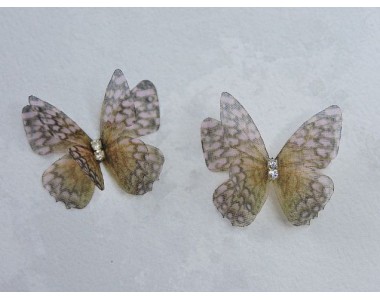 Бабочка шифоновая маленькая 3 см, №8 - 1 шт