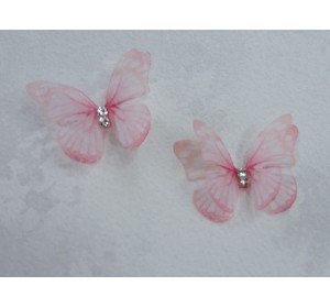 Бабочка шифоновая маленькая 3 см, №25 - 1 шт