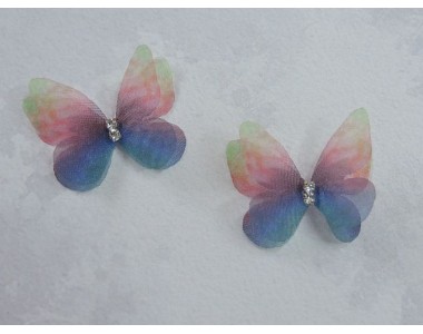 Бабочка шифоновая маленькая 3 см, №23 - 1 шт