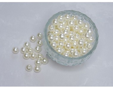 Бусинки, цв. айвори