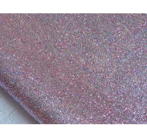 Кожзам зернистый "Радужный", цв. розовый
