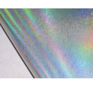 Кожзам текстурный, цв. серебро