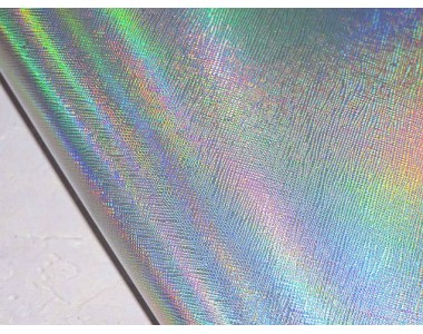 Кожзам текстурный, цв. серебро