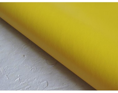 Кожзам  матовый, цв. желтый