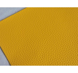 Кожзам зернистый  матовый, цв. желтый