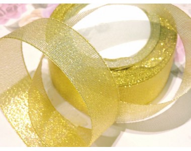 Парча 30 мм , цв. золото - 1м