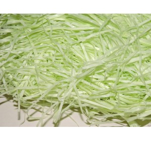 Соломка бумажная 100г.,  светло-салатового цвета