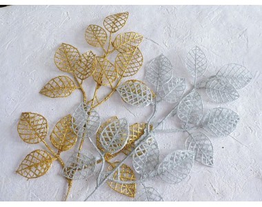 Веточка с глиттером 47*19 см - 1шт.