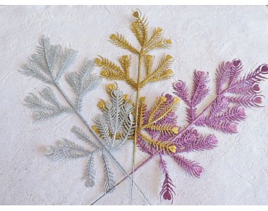 Веточка с глиттером 36*14.5  см - 1шт.