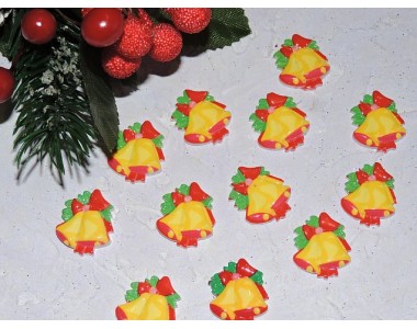 Кабошон 20*15 мм "Колокольчик" - 1 шт.