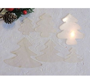 Шаблон пластиковый  "Елочки" - 6 дет.