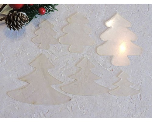 Шаблон пластиковый  "Елочки" - 6 дет.