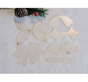 Шаблон пластиковый "бант фантазия" - 6 дет.