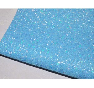 Кожзам "Пайетки", цв. голубой  2