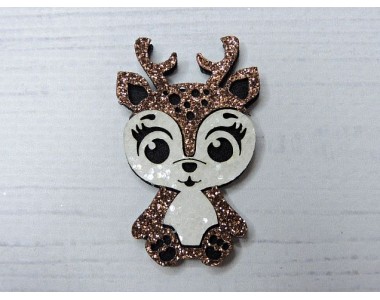 Патч сборный "Олененок" 4*2,5 см - 1 шт,