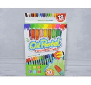 Пастель масляная ( 18 шт), цв. ассорти