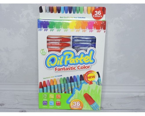 Пастель масляная (36 шт.) цв. ассорти