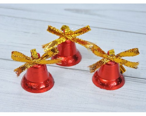 Новогодний "Колокольчик", цв. красный - 1 шт.