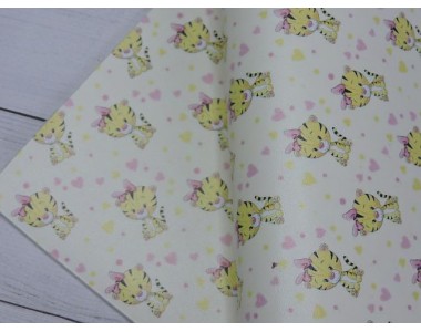 Кожзам "Тигренок" - 1 лист.