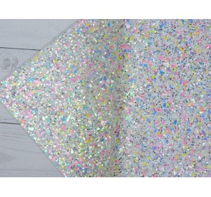 Кожзам "Конфетти",  цв. мультиколор - 1 лист.