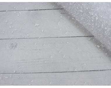 Сетка-снег, цв. белый, отрез - 1 м