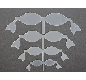 Набор пластиковых шаблонов 1 мм "Бантик №1" - 1 набор