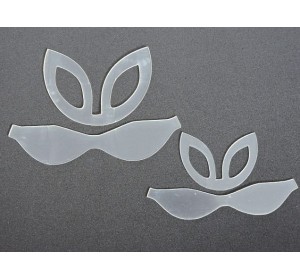 Набор пластиковых шаблонов 1 мм "Заяц №1"  - 1 набор.