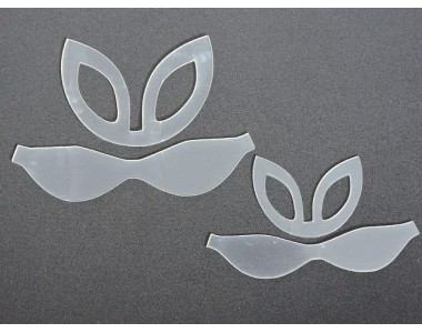 Набор пластиковых шаблонов 1 мм "Заяц №1"  - 1 набор.