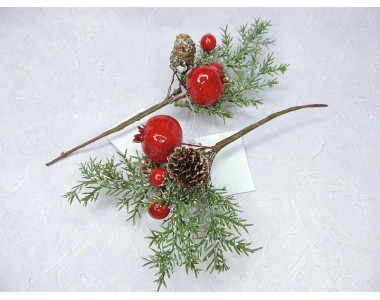 Веточка декоративная 22 см - 1 шт.