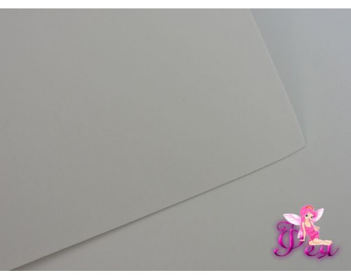 Фоамиран  толщина 2мм, цв. белый № 49