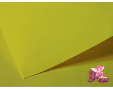 Шелковый фоамиран 1мм, цв. желтый  №16