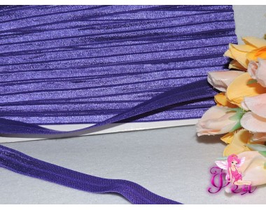 Тесьма эластичная 1,5 см, цв. фиолетовый