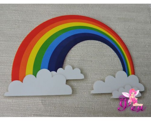 Термотрансфер "Радуга" 10*12 см