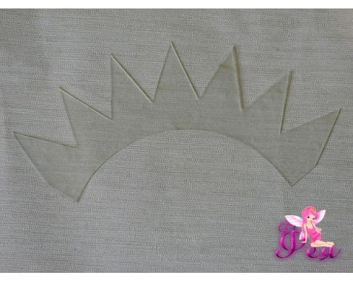 Набор шаблонов "Корона большая  "В комплекте 1  деталь (24,2 см)