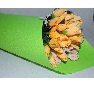 Фетр жесткий цв.ярко-зеленый 1мм (лист 41см * 49см)